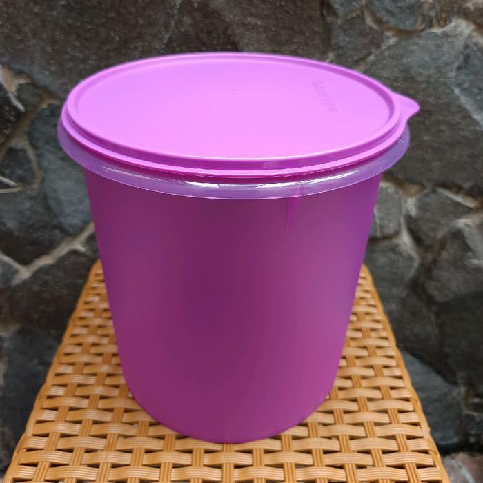 CRISPY CANISTER 5L TUPPERWARE (1) - TOPLES KERUPUK - UNGU MUDA