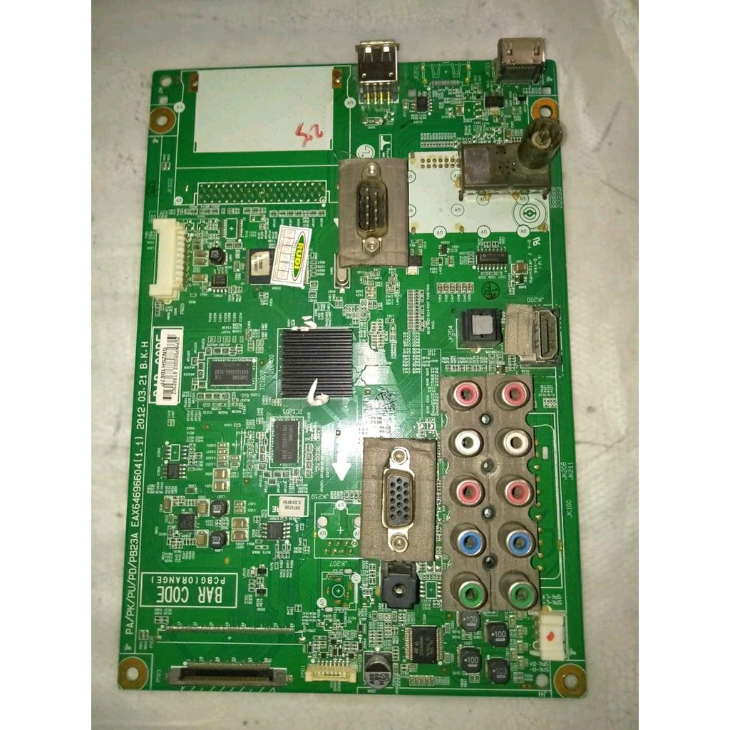 50PA4500 - Mb - Mainboard - Motherboard - Mobo - Micom - Modul - Mesin Tv Plasma LG 50PA4500