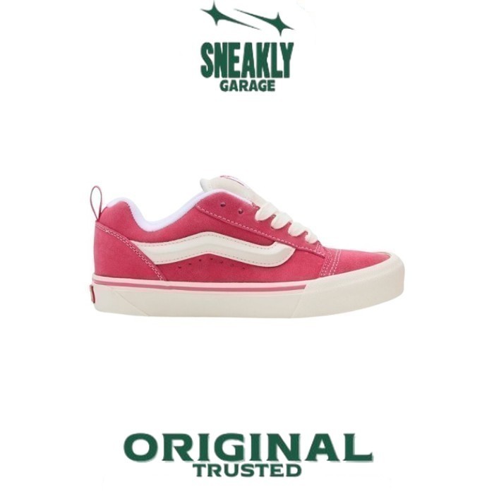 Sepatu VANS VAULT UA KNU SKOOL VR3PINK WHITE  Sneakers Unisex