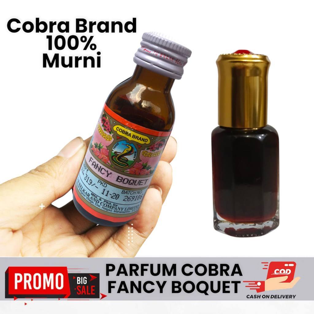bibit parfum minyak MISIK COBRA fancy boquet 12gr original non alkohol