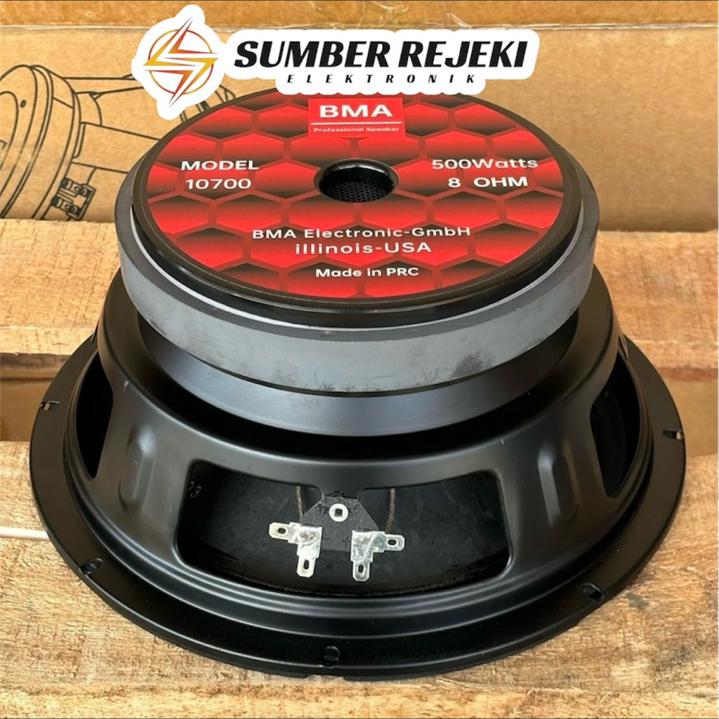 Speaker BMA 10inch BMA 10700 Voice Coil 3inch 500Watt