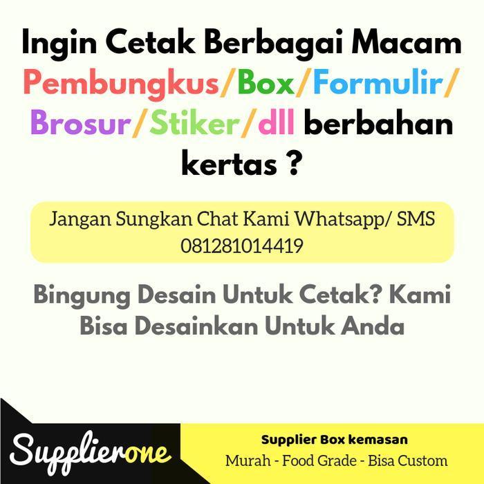 Promo Kertas nasi, Wrapping Paper, Bungkus Nasi, Wadah Nasi, Kemasan Nasi