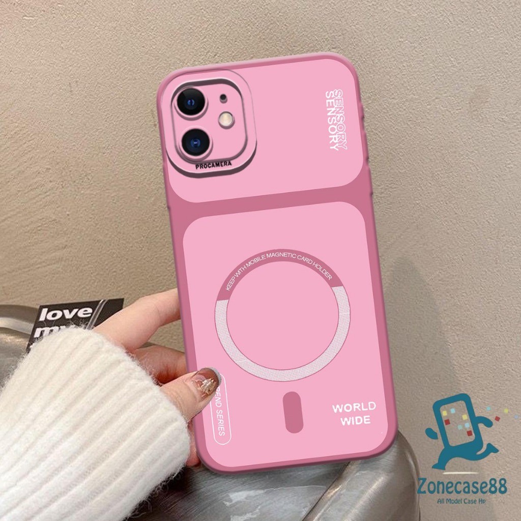 Case hp Motif Seperti iPhone 17 Pro Max Silicone  For Itel Vision 1 Pro / A26 / A27 / A49 / P40 / P5