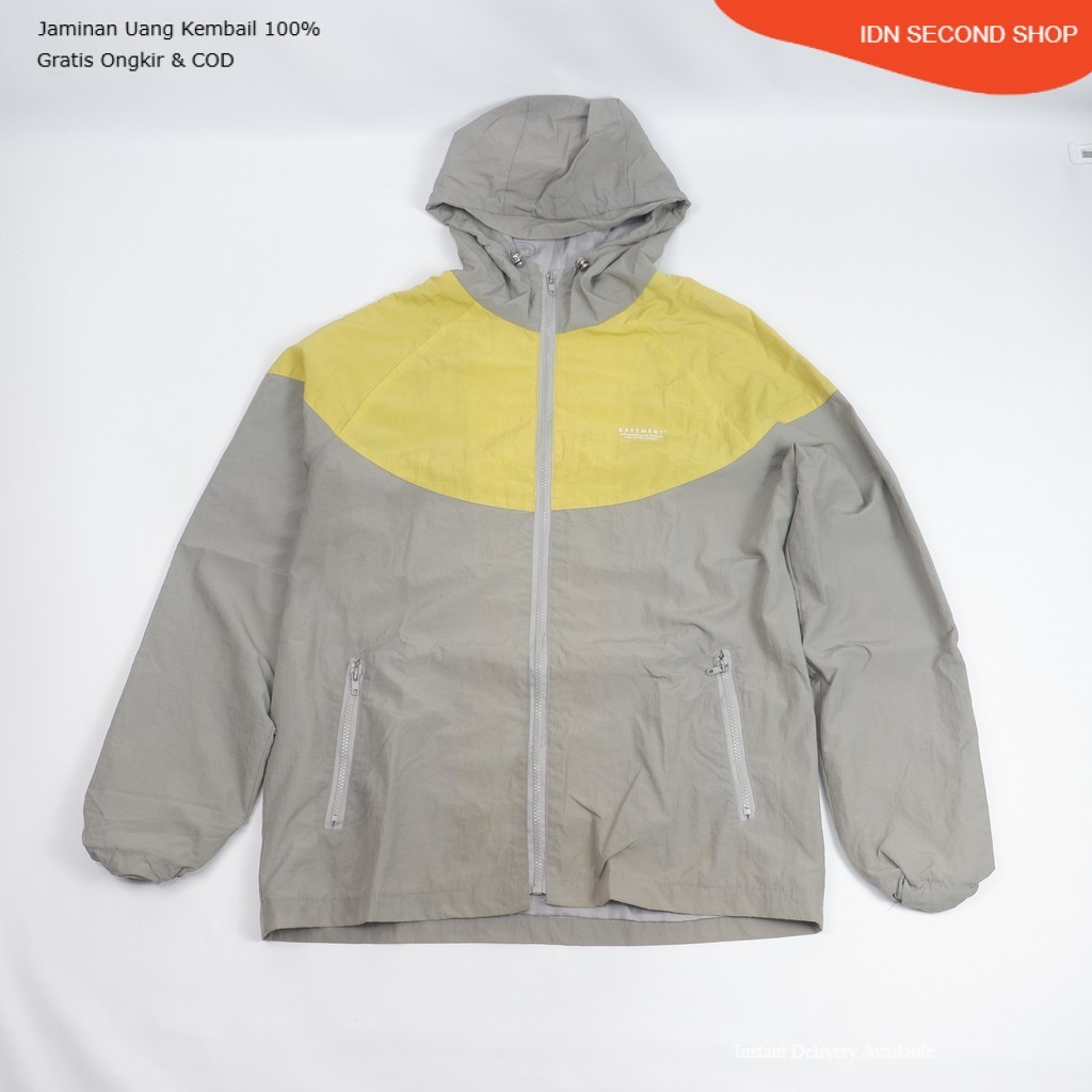 BLUE WATER Colorblock Hooded Lightweight Jacket Casual Outerwear – Preloved