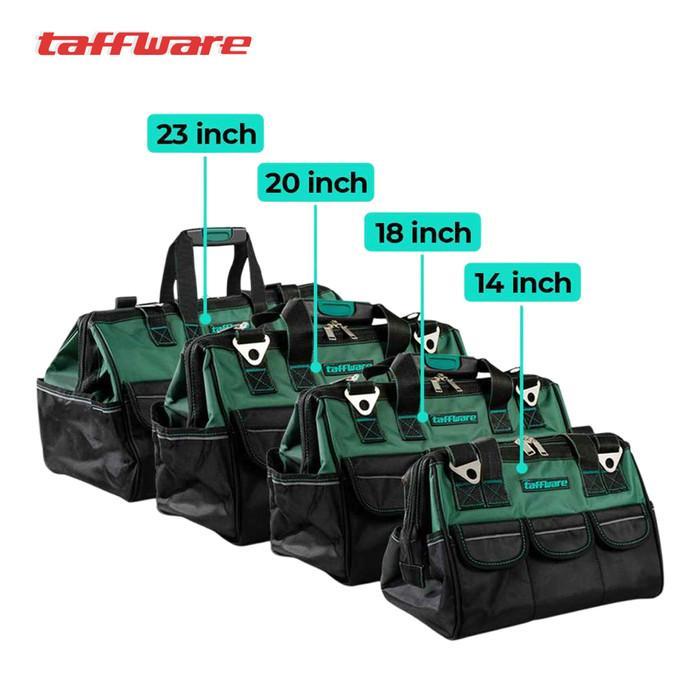 Tool Bag Besar Waterproof 14 18 20 23 inch Tas Perkakas Toolkit Storage Reflective Strip