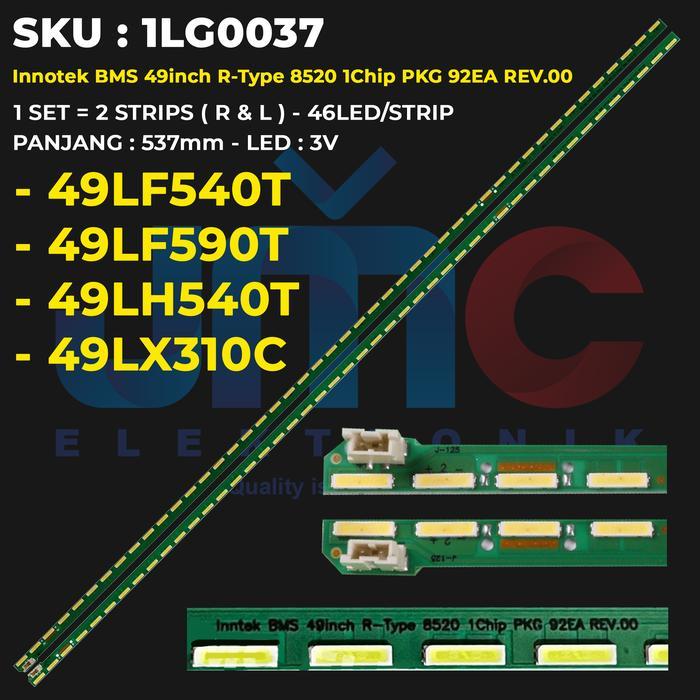 Backlight TV 49 Inch 49LF540T 49LH540T 49LF590T 49LX310C
