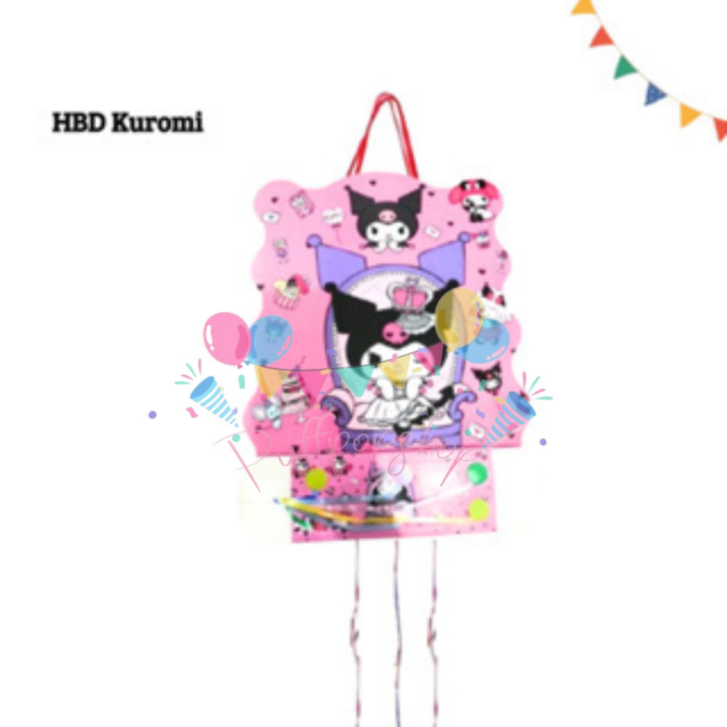 Pinata Tarik Pesta Ulang Tahun Anak