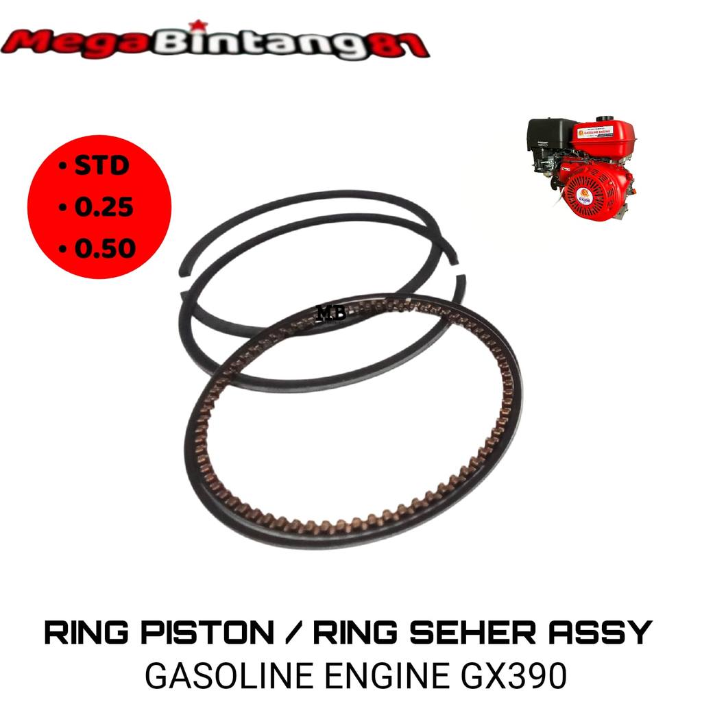 Ring Seher Assy GX390 Piston Ring Mesin GX390 Ring Seher Mesin Engine GX390