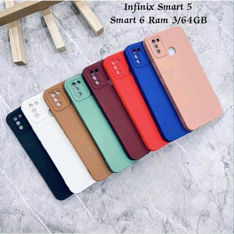 SoftCase Macaron Untuk Hp Infinix Smart 5 Smart 6 Ram 3/64 GB Tpu Procamera