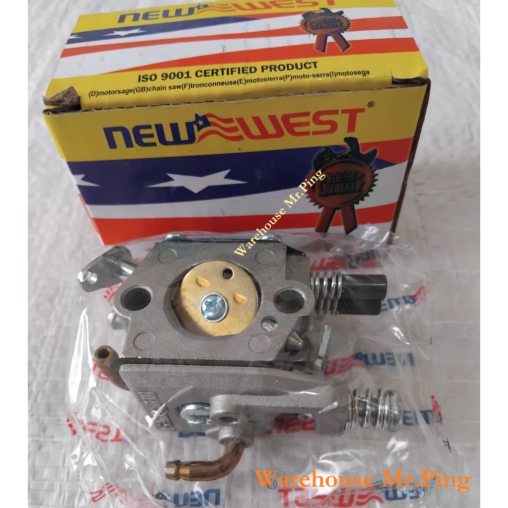 RUES.STORE New West Carburator Chainsaw 568 588 598 628 Carburator Gergaji Mesin