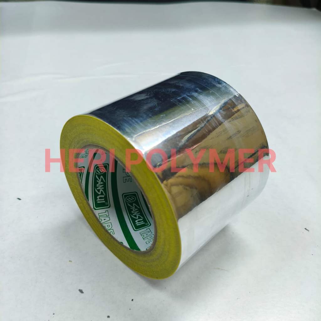 SANSUI Aluminium Foil Tape 50mm ( 2" Inch ) | Aluminium Foil Tape AC Insulation Tahan Panas Anti Boc