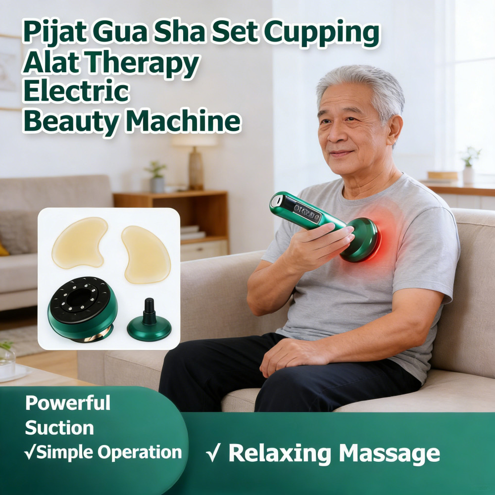 Alat Gua Sha Cupping Therapy Machine Pijat Elektrik Elektrik Sha