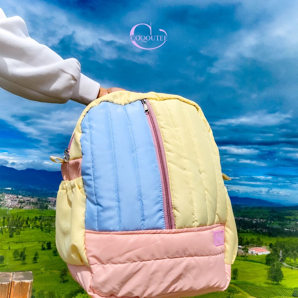 TERBARU Coqoutee Deizi Tas Ransel Puffy