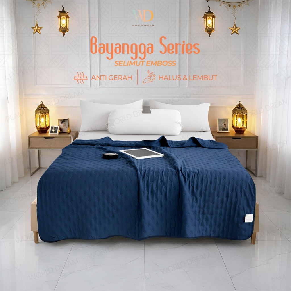 (Xena Xen) Worldream Bedcover Selimut Lembut Motif Polos Selimut Polos Korea Lembut 180X200 160X200 