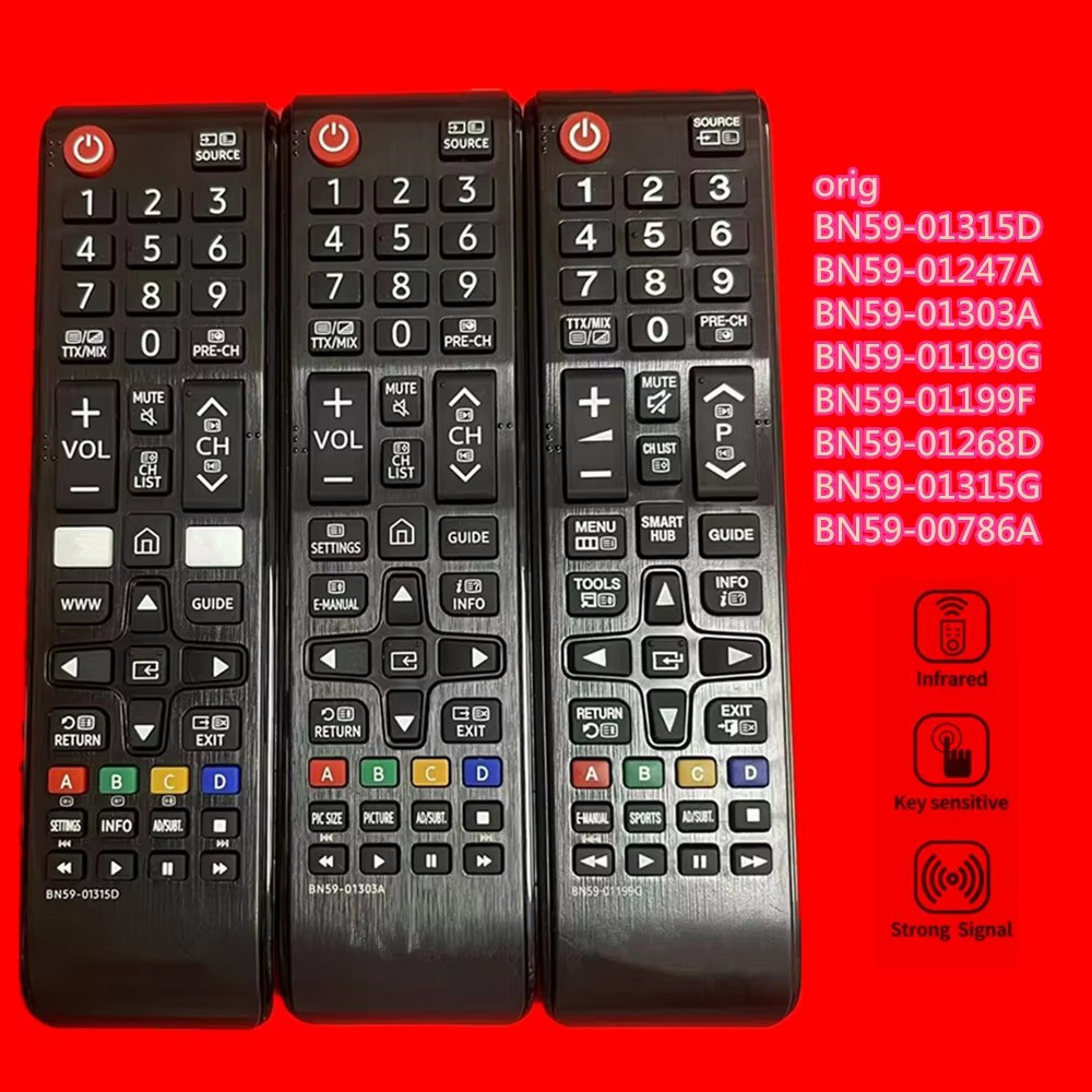 BN59-01315D 1247A1303A 1199G Remote Control for Samsung Smart 4K Ultra UHD Curved Series 8/7/ 6 TV H