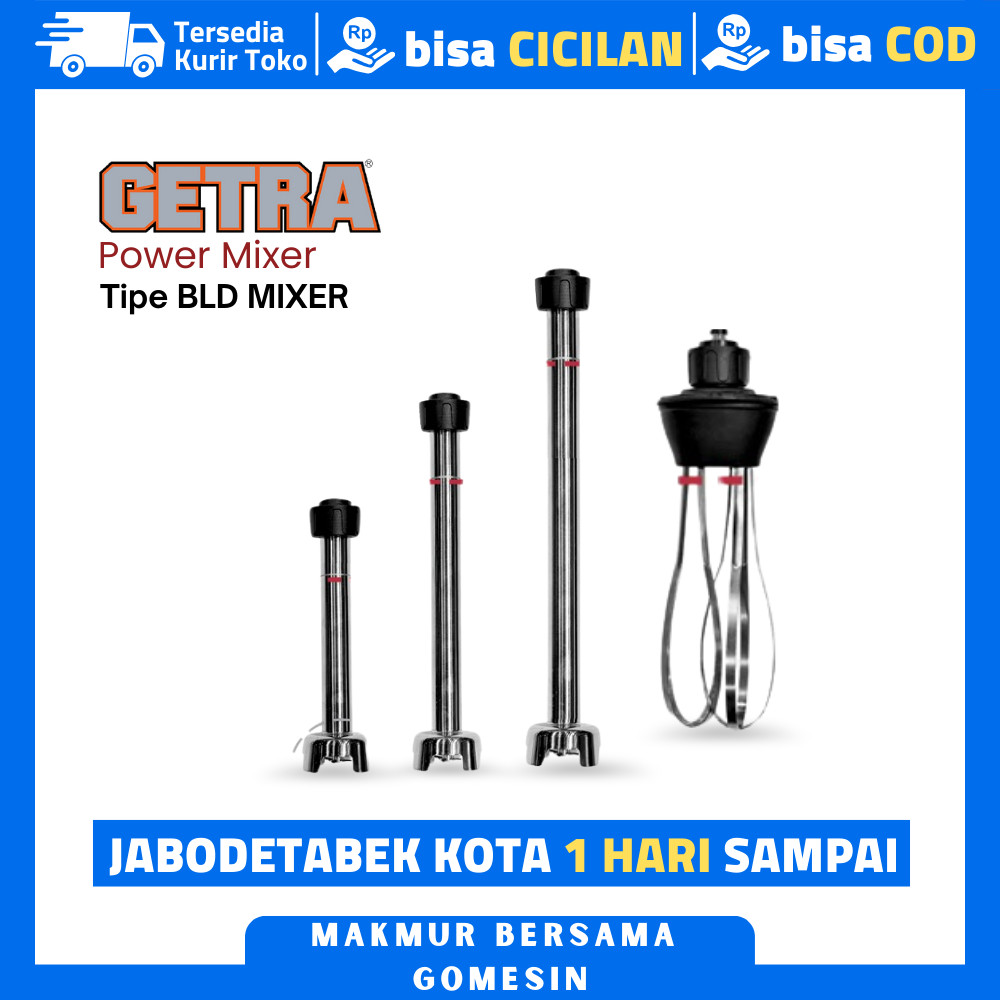 Power Mixer Getra Tipe BLD Mixer Tube Mixer Whisk Mata Pisau Handblender