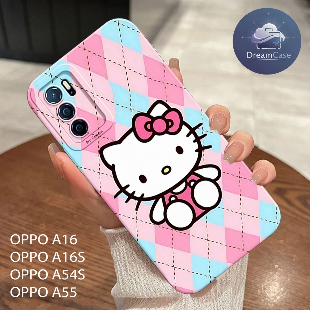 Soft Case OPPO A16/A16S/A54S/A55 4G/A15/A15S/A16K MOTIF Karakter HelloKitty - Case Lucu - Casing Kek