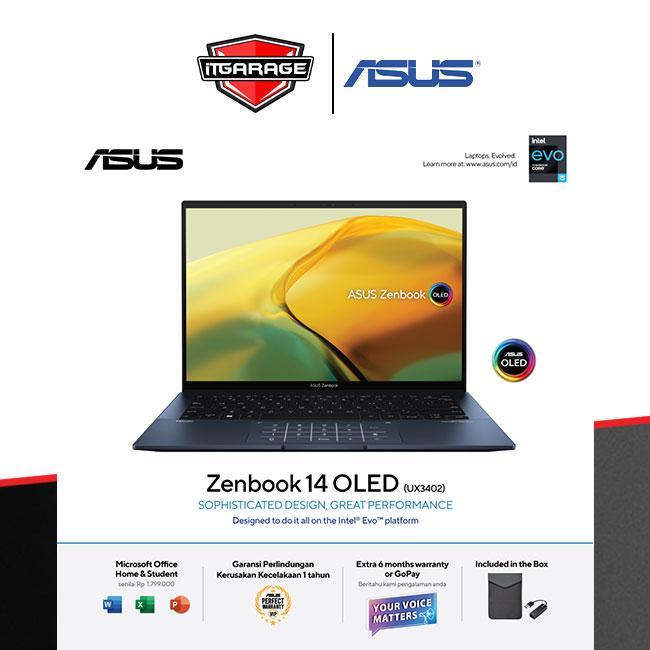 Asus Zenbook 14 UX3402ZA-OLEDS551|i5-1240P/16G/512G/IrisXe