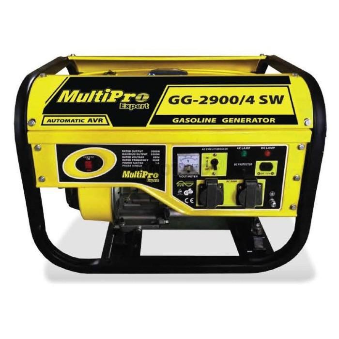 MULTIPRO GG-2900 Genset 4 Tak 2200 Watt Generator Set Bensin Portable - tidak ada, Standar