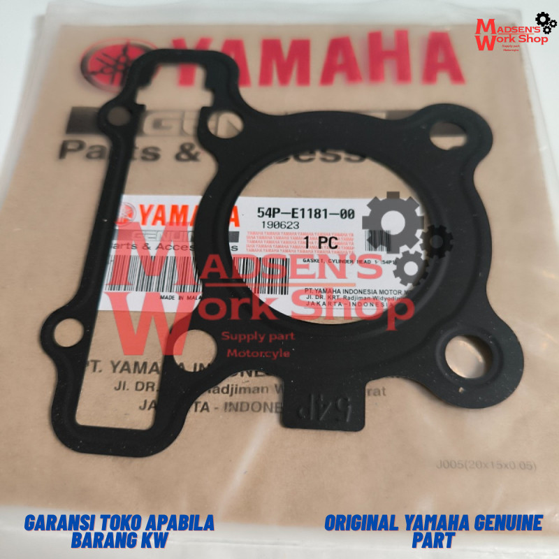 GASKET PAKING CYLINDER HEAD MIO J MIO GT SOUL GT 115 X RIDE 115 FINO 115 ORI YGP 54P-E1181-00