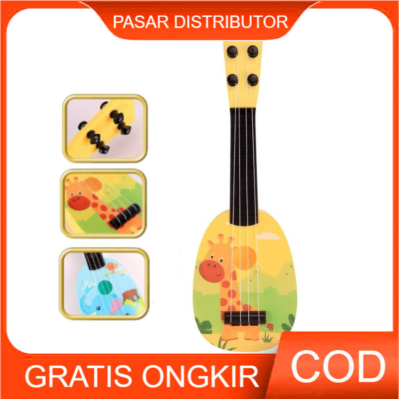 Mainan Anak Guitar Interesting Gitar Ukulele Mainan Gitar Musik Anak Mainan Anak Gitar Ukulele Guita