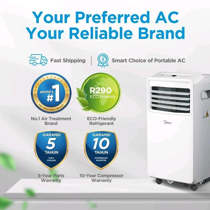 AC PORTABLE 1/2 PK MIDEA MPHA-05CRN7