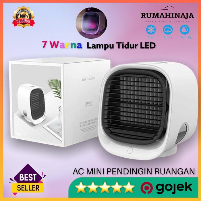 AC Mini Portable Humidifier Untuk Kamar Dingin Pendingin Ruangan LED