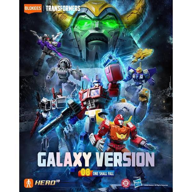 BLOKEES TRANSFORMERS GALAXY VERSION 08 GV08 ONE SHALL SERIES MODEL KIT ROBOT 71108 FIGURES OPTIMUS P