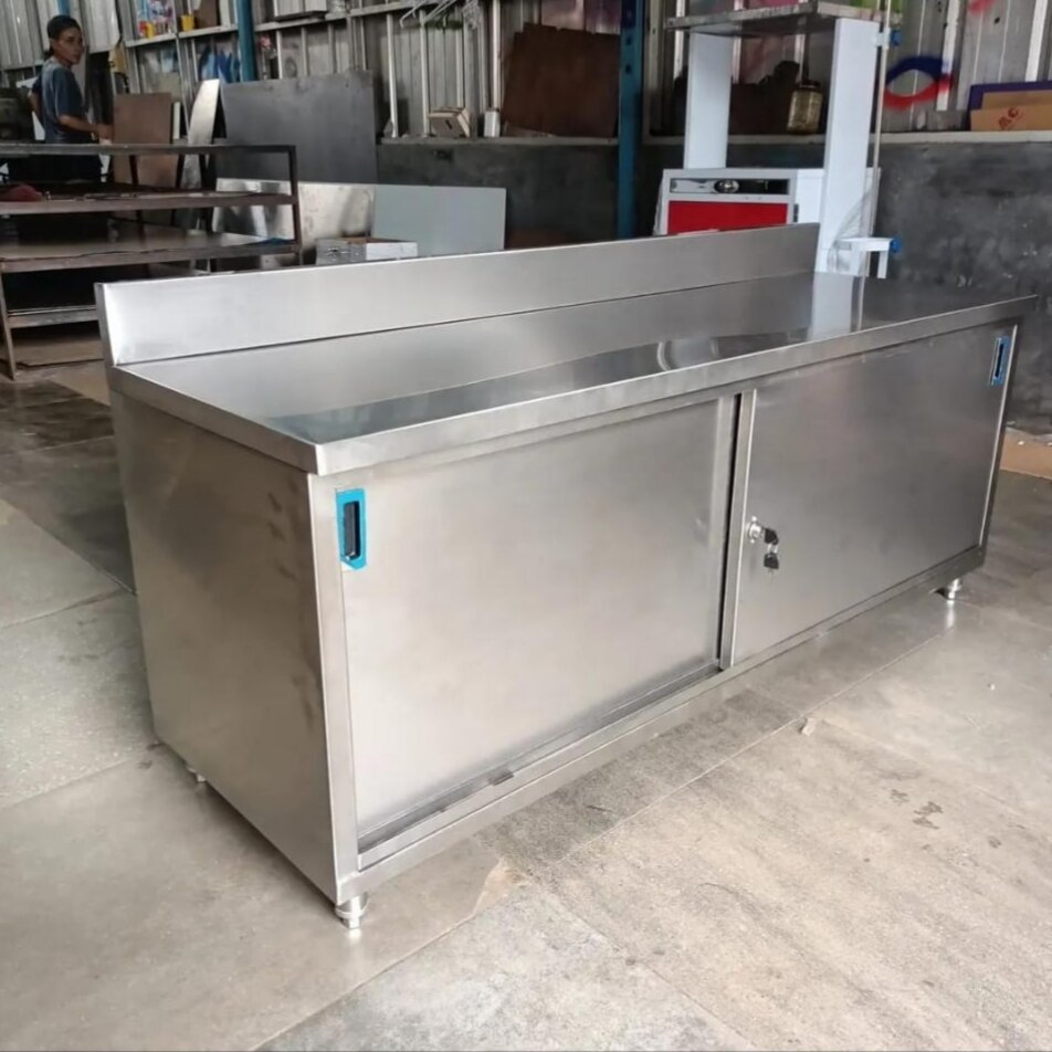 meja cabinet dapur stainless steel / meja cabinet / meja stainless