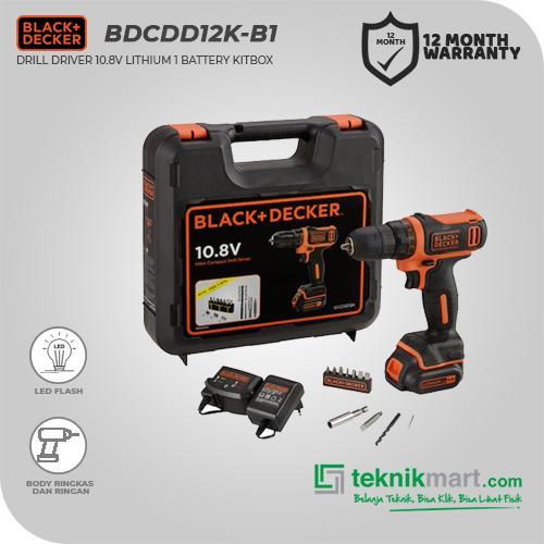 PROMO Black And Decker BDCDD12K 10.8 V Bor Baterai - BDCDD12K ONLY