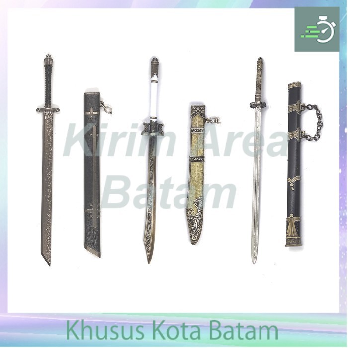 Gantungan 22 cm pedang flying fox of snowy mountain hu yidao sword