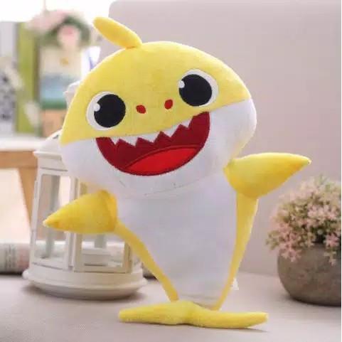 Pinkfong Boneka Baby Shark Lucu dan Imut Super Lembut Mewah 30 CM Kualitas Terbaik Toys Dolls - pink