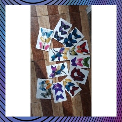 (RO) Souvenir Unik lucu Hiasan Dinding Hiasan Gorden hiasan kulkas bros kupu kupu TERMURAH TERLARIS 
