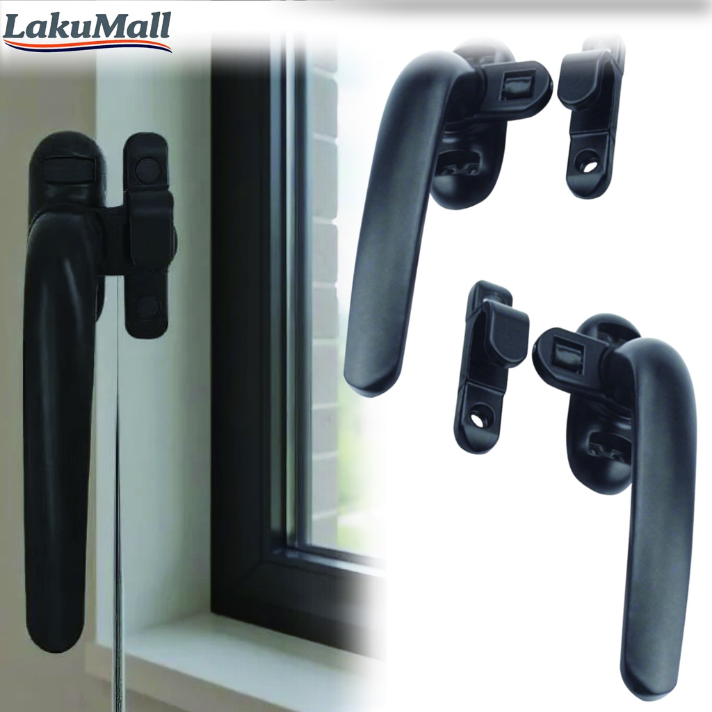 Rambuncis Jendela Aluminium Handle Kunci Geser untuk Jendela Tingkap Pintu Geser Modern