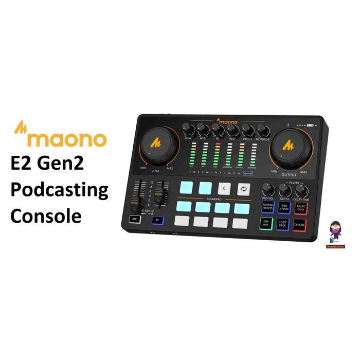 MAONO AME2 Gen II Maonocaster Live Streaming & Portable Podcast Console Soundcard AME2 Mark 2 -  AME