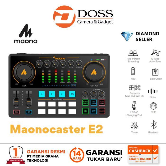 Maono E2 Maonocaster AME2 AM-E2 Soundcard Streaming Podcast