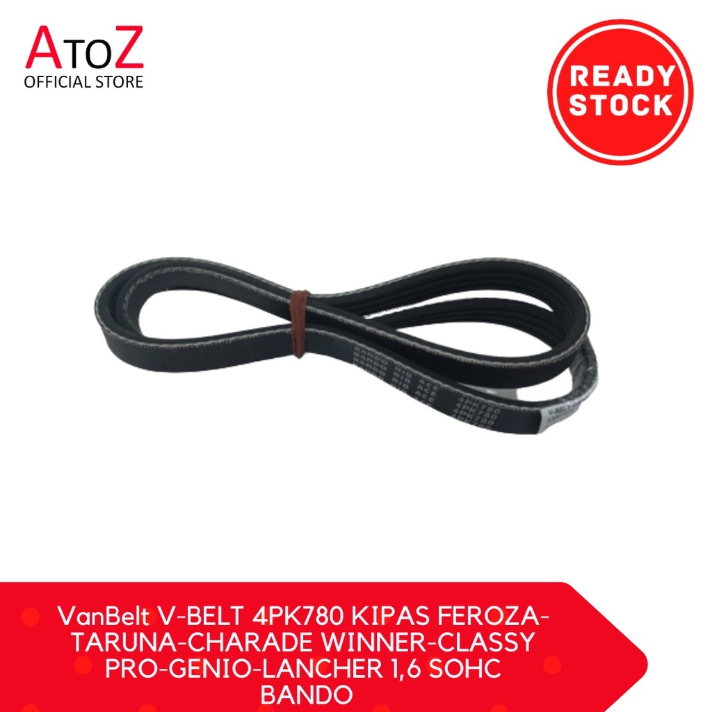 VanBelt V-BELT 4PK780 KIPAS FEROZA-TARUNA-CHARADE WINNER-CLASSY PRO-GENIO-LANCHER 1,6 SOHC BANDO