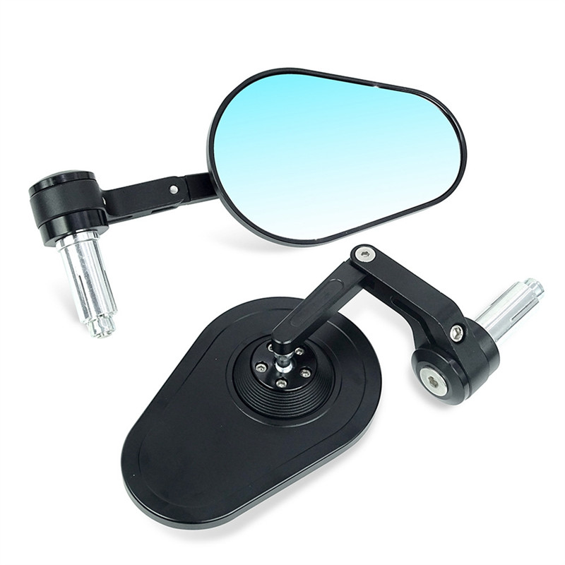 Motorcycle Universal Rearview Mirror Foldable Adjusable Anti-Dazzle Mirror For 13Mm-14Mm Or 17Mm-19M