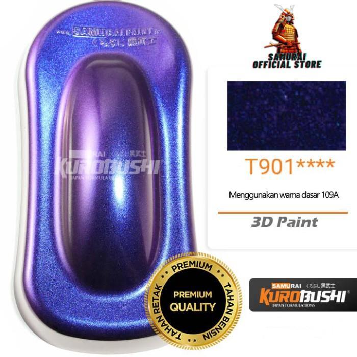 PILOX SAMURAI PAINT CAT BUNGLON LEMBAYUNG BIRU 3D T901 T 901 KHAMELEON