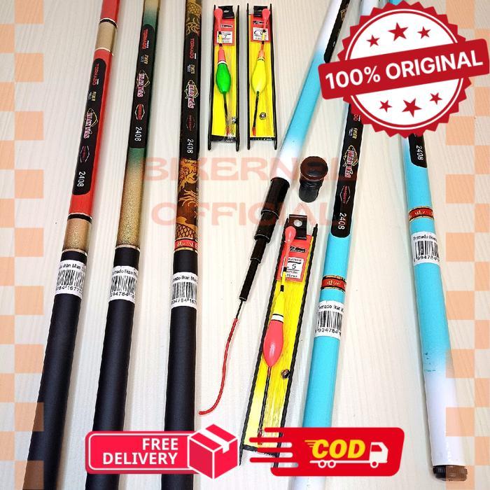 Joran Tegek Murah Orca Ros Pendek 1 Set Fishing Rod - Ikan Mas 180, 1 Set Joran