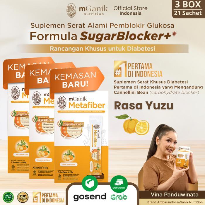 mGanik Metafiber Yuzu 21 sachet