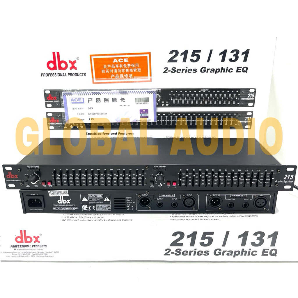 Equaliser DBX 215Sub & Equaliser DBX 215 EQ Garde A Equlisez Dbx215plus & Dbx215 Bagus Murah 2 pilih