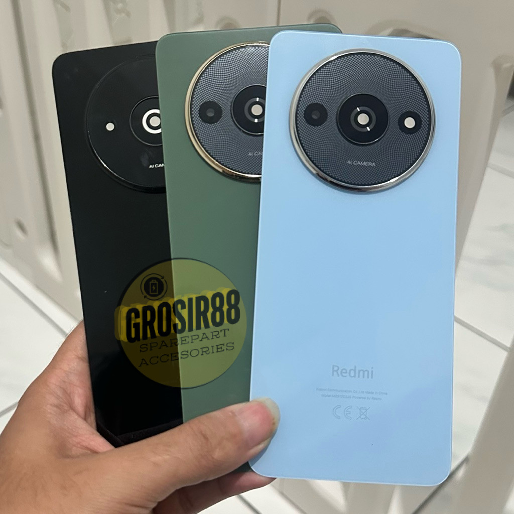 BACKDOOR TUTUP BELAKANG XIOAMI REDMI A3 TUTUP BELAKANG + FRAME KACA KAMERA