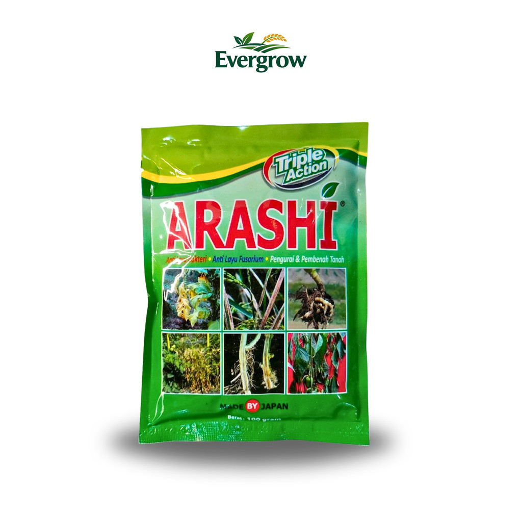 ARASHI Anti Jamur & Bakteri Hayati 100 gr – Pembenah Tanah Original