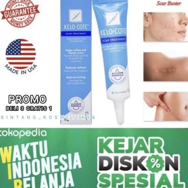 ( ORIGINAL) KELO COTE KELOCOTE JERAWAT LUKA OPERASI KELOID IMPORT USA