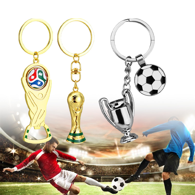 Gantungan Kunci Trofi Mini Ballon D'or – Piala Dunia EURO Liga Inggris