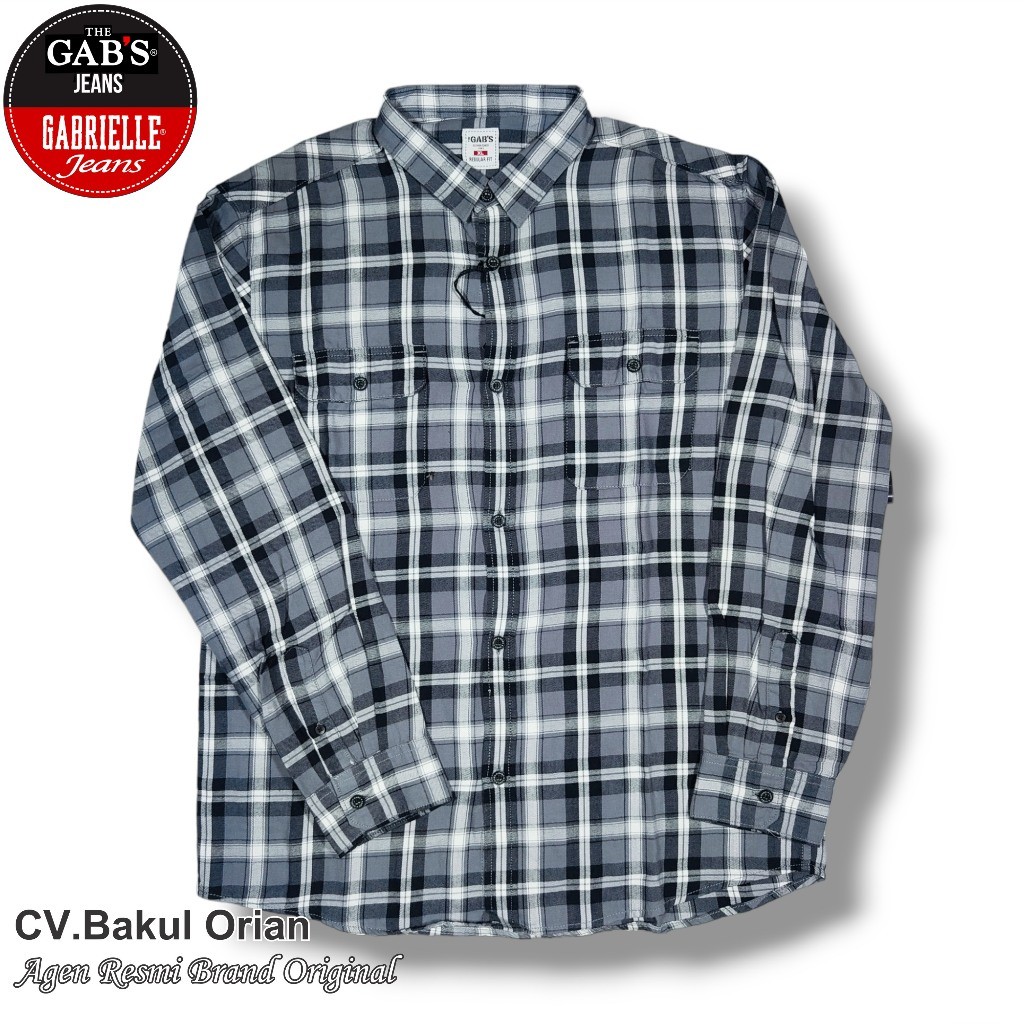 Kemeja Pria Baju Cowok Gabrielle Regular - HA03438RV