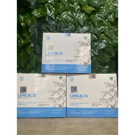 LVN CALSI 1 BOX ISI 10 SACHET MINUMAN SERBUK KEDELAI