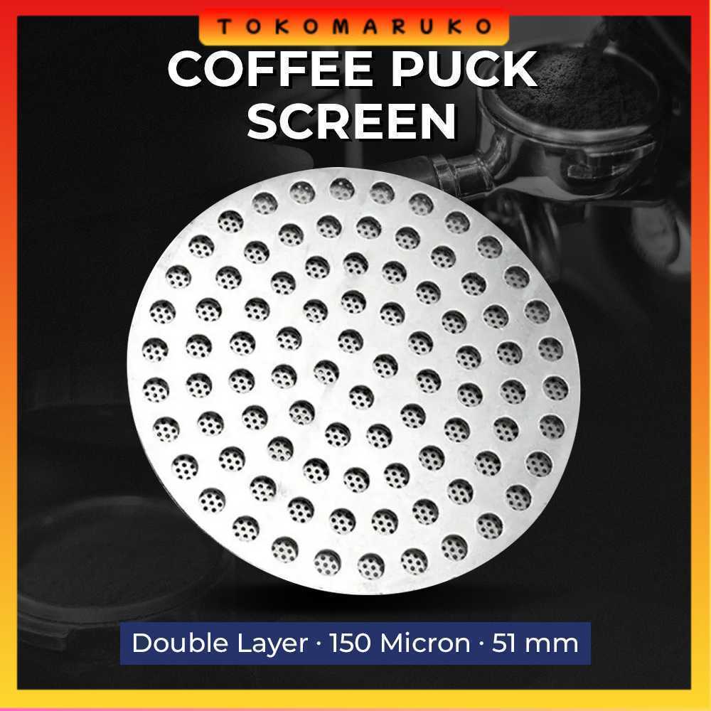 One Two Cups Puck Screen Portafilter Espresso Double Layer 150 Micron - SUS304