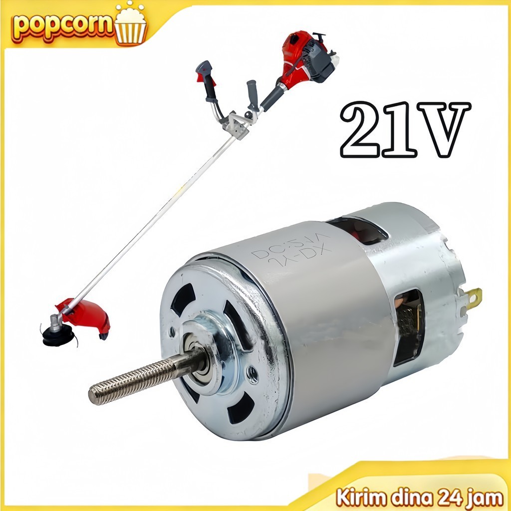 Dinamo DC Motor RS-755 755 12V 21V Mesin Potong Rumput Lawn Mower